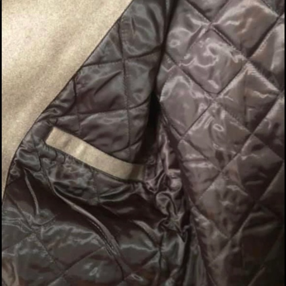 BNWT Tan Michael Kors Wool Pea Coat Size M - Picture 6 of 6